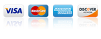 All credit and debit cards accepted for purchasing products